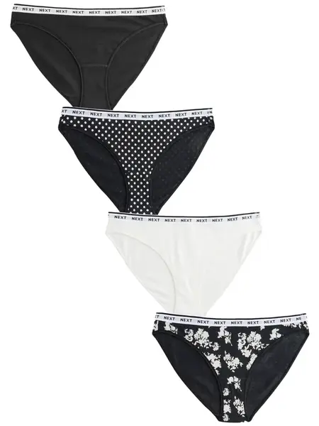 Next Nohavičky  čierna / biela