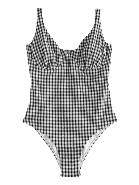 Next Jednodielne plavky  čierna / biela