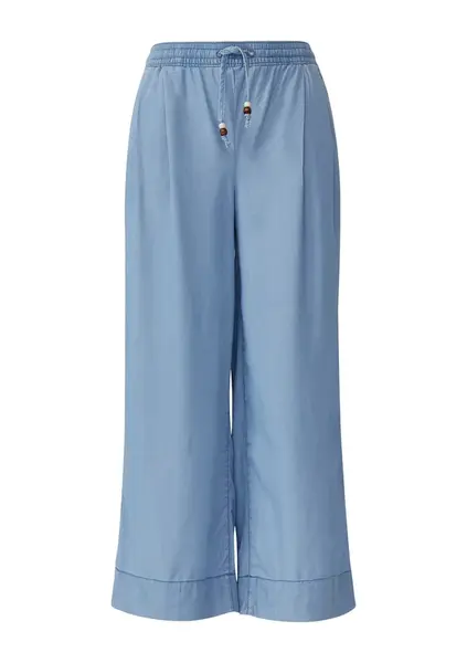 s.Oliver Plisované rifle  svetlomodrá