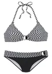 JETTE Bikiny  čierna / biela