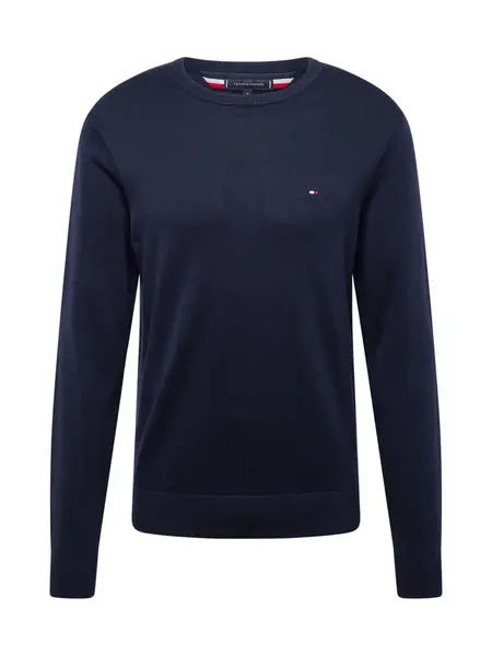 TOMMY HILFIGER Sveter 'ESSENTIAL'  námornícka modrá
