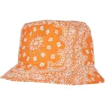Bandana Print Bucket Hat oranžová