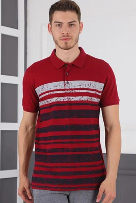 T0453 DEWBERRY DIO RISE MEN'S T-SHIRT-BURGUNDY