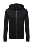 JACK & JONES Tepláková bunda  čierna