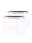Casual Friday Boxerky 'Norh'  čierna / biela