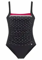 LASCANA Formujúce plavky  ohnivo červená / čierna