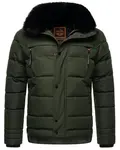 STONE HARBOUR Zimná bunda 'Witaas'  zelená / olivová