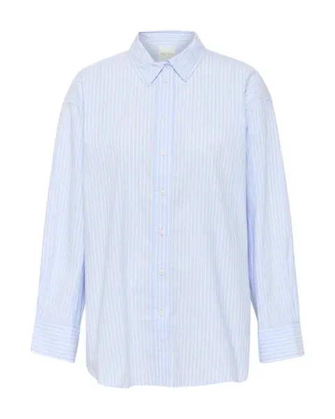 Part Two Blúzka 'SavannaPW'  nebesky modrá / biela