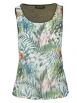 KOROSHI Top  modrá / zelená / biela
