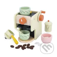 Shiny Grandma Drevený kávovar s príslušenstvom 16 ks