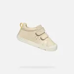 Cream Girls' Barefoot Sneakers Geox Steppieup - Girls