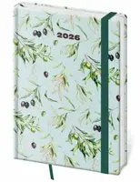 Diář 2026 denní A5 Vario - Olive s gumičkou
