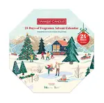 Yankee Candle Čajové svíčky Adventní věnec dárková sada 24 ks + svícen
