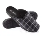 Pánské domácí ortopedické pantofle káro šedá vel. 43