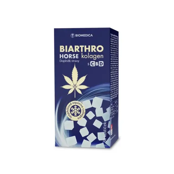 Biarthro horse kolagen s CBD 60 kostiček