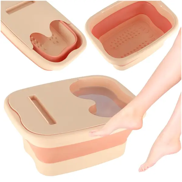 Skladacia misa na kúpeľ nôh 13 l s masážnymi výstupkami – telová