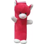 4Car MAČKA Poťah bezpečnostného pásu, červená, veľkosť