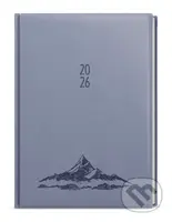 Týdenní diář 2026 Prokop Vivella extra B6 holubí šeď Hory