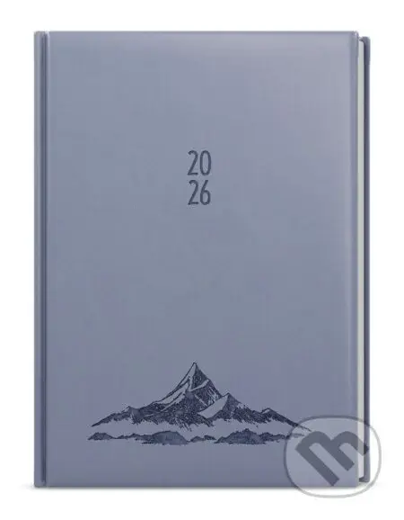 Týdenní diář 2026 Prokop Vivella extra B6 holubí šeď Hory