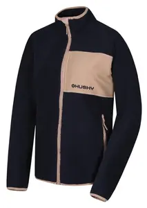 Husky Addy Zip L XXL, dark blue Dámská fleecová mikina