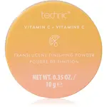 Technic Cosmetics Vitamin C sypký rozjasňujúci púder pre zamatový vzhľad pleti 10 g