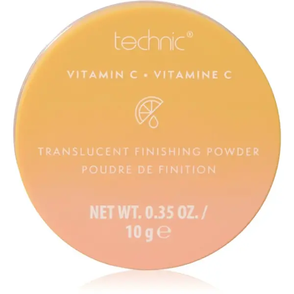 Technic Cosmetics Vitamin C sypký rozjasňujúci púder pre zamatový vzhľad pleti 10 g