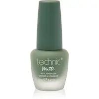 Technic Cosmetics Matte Nail Varnish dlhotrvajúci lak na nechty s matným efektom odtieň Green Whit Envy 12 ml