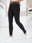 Jeansy damskie push up czarne Dstreet