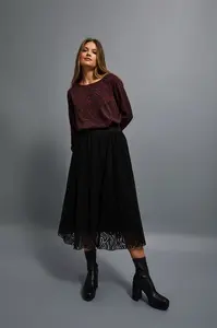 Rozšířená midi sukně