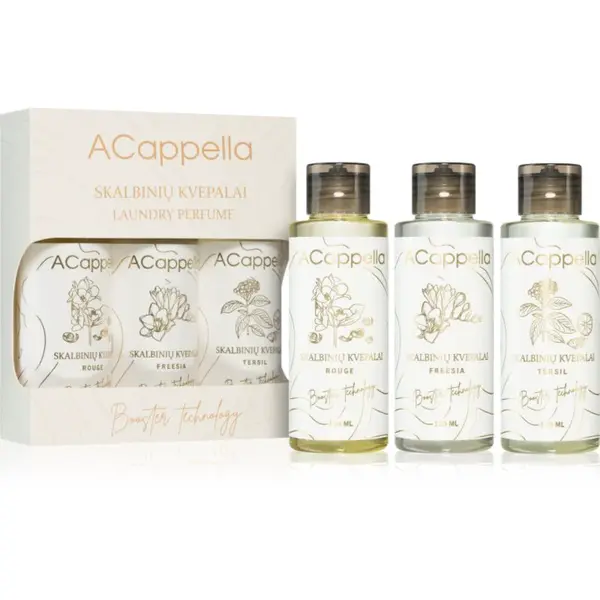 ACappella Laundry Parfume vôňa do prádla 3x100 ml
