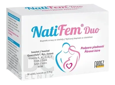 ARDEZ PHARMA NatiFem Duo vo vreckách 30 ks