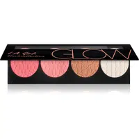 L.A. Girl Cosmetics Blush Collection rozjasňovač, bronzer a lícenka odtieň Glow 22 g