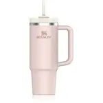 Stanley Quencher H2.O FlowState™ Tumbler tumbler z nehrdzavejúcej ocele s rúrkou stredný Rose Quartz 2.0 890 ml