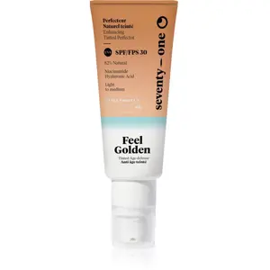 SeventyOne Feel Golden SPF30 tónovací opaľovací fluid na tvár SPF 30 40 ml