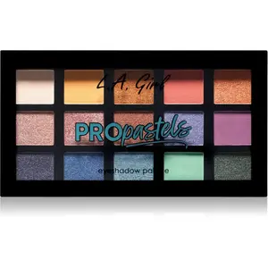 L.A. Girl Cosmetics PRO Pastels paletka očných tieňov 18 g