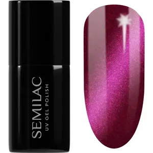 Semilac UV Hybrid Silk Effect gélový lak na nechty s použitím UV/LED lampy odtieň 468 Pink Cosy Essential 7 ml