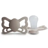 FRIGG Butterfly Size 2:6-18 months cumlík Portobello/Cream 2 ks