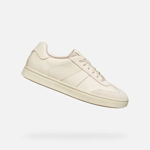 Cream men's sneakers Geox Baltmoore - Men's