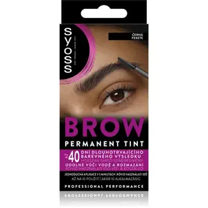 Syoss Brow Tint farba na obočie odtieň Black 10 ml