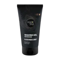 ORGANIC SHOP Osviežujúci gél na holenie s čiernym drevom a mätou 150 ml