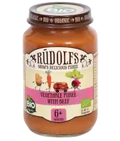 RUDOLFS BIO Zelenina s hovädzím mäsom 190 g