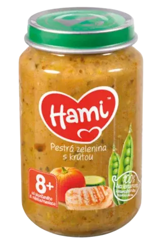 HAMI Príkrm Pestrá zelenina s morkou 200 g