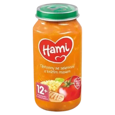 HAMI mäsovo-zeleninový príkrm Cestoviny s morkou 250 g