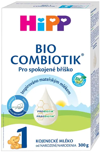 HIPP 1 BIO Combiotik® Počiatočná mliečna dojčenská výživa 300 g