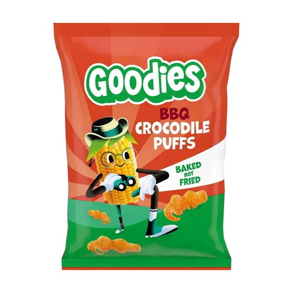 GOODIES chrumky BBQ krokodíly 30 g