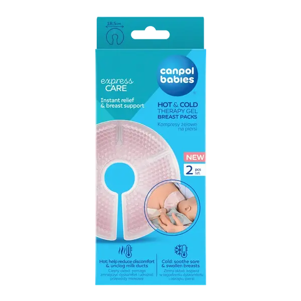 CANPOL BABIES Gélový obklad na prsia Hot&Cold 2 ks