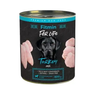 Fitmin Dog For Life konzerva Turkey 800 g