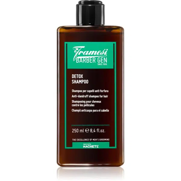 Framesi Barber Gen Detox čistiaci detoxikačný šampón proti lupinám 250 ml
