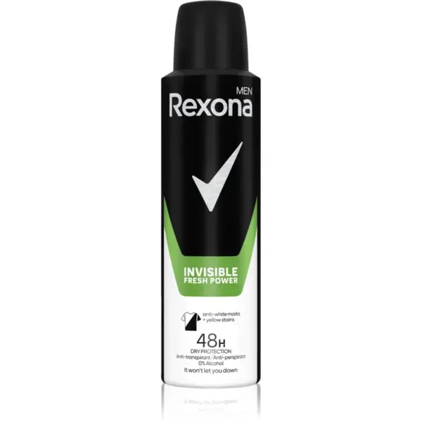 Rexona Invisible Fresh Power antiperspirant v spreji pre mužov 150 ml