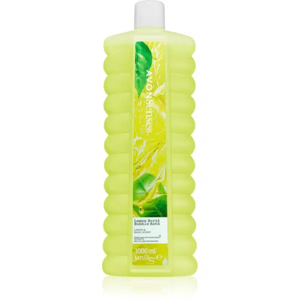 Avon Senses Lemon Burst pena do kúpeľa 1000 ml